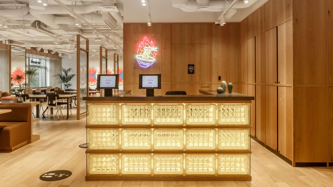 WeWork TK 池田山の共用エリア