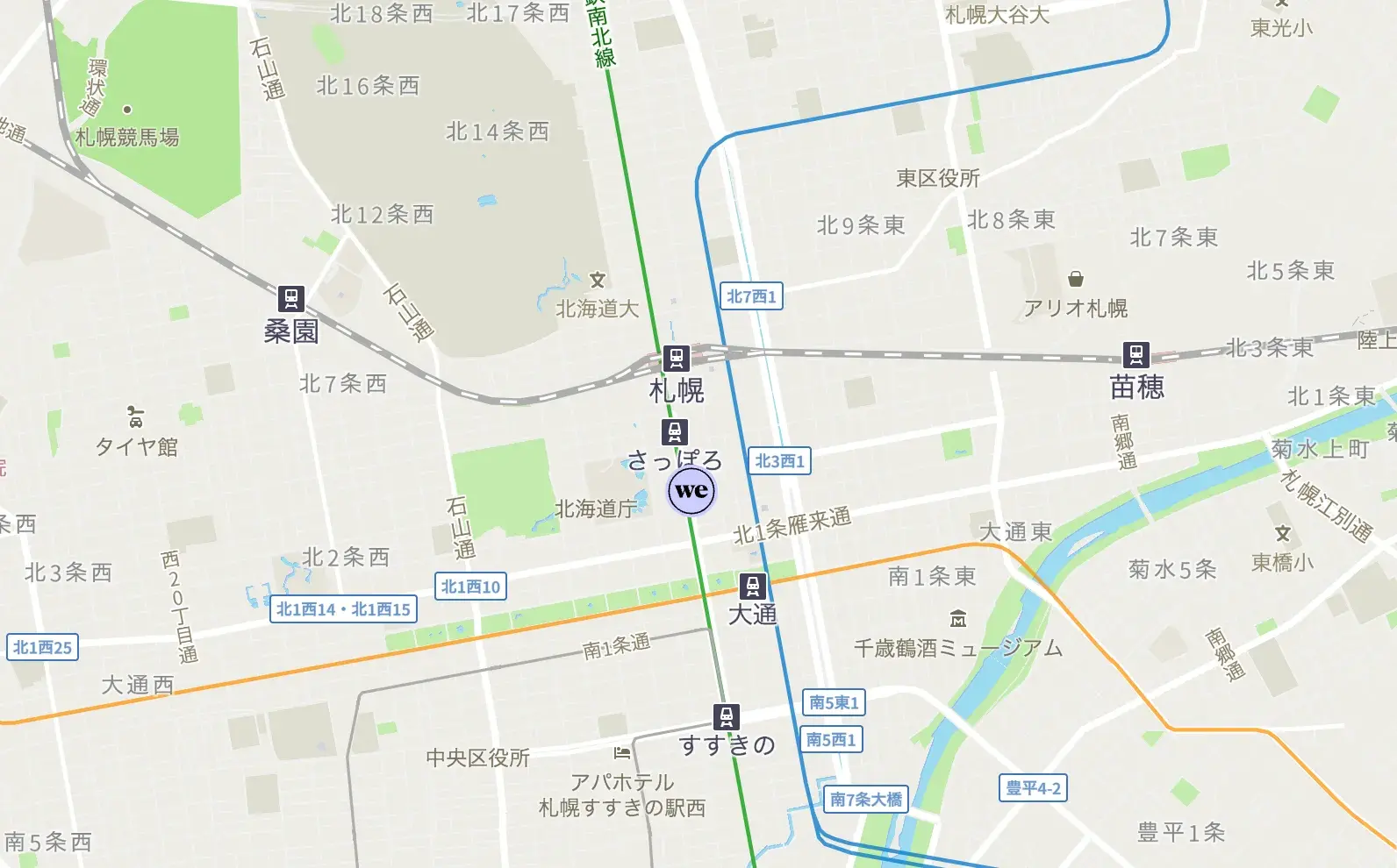 札幌　レンタルオフィス　アクセス