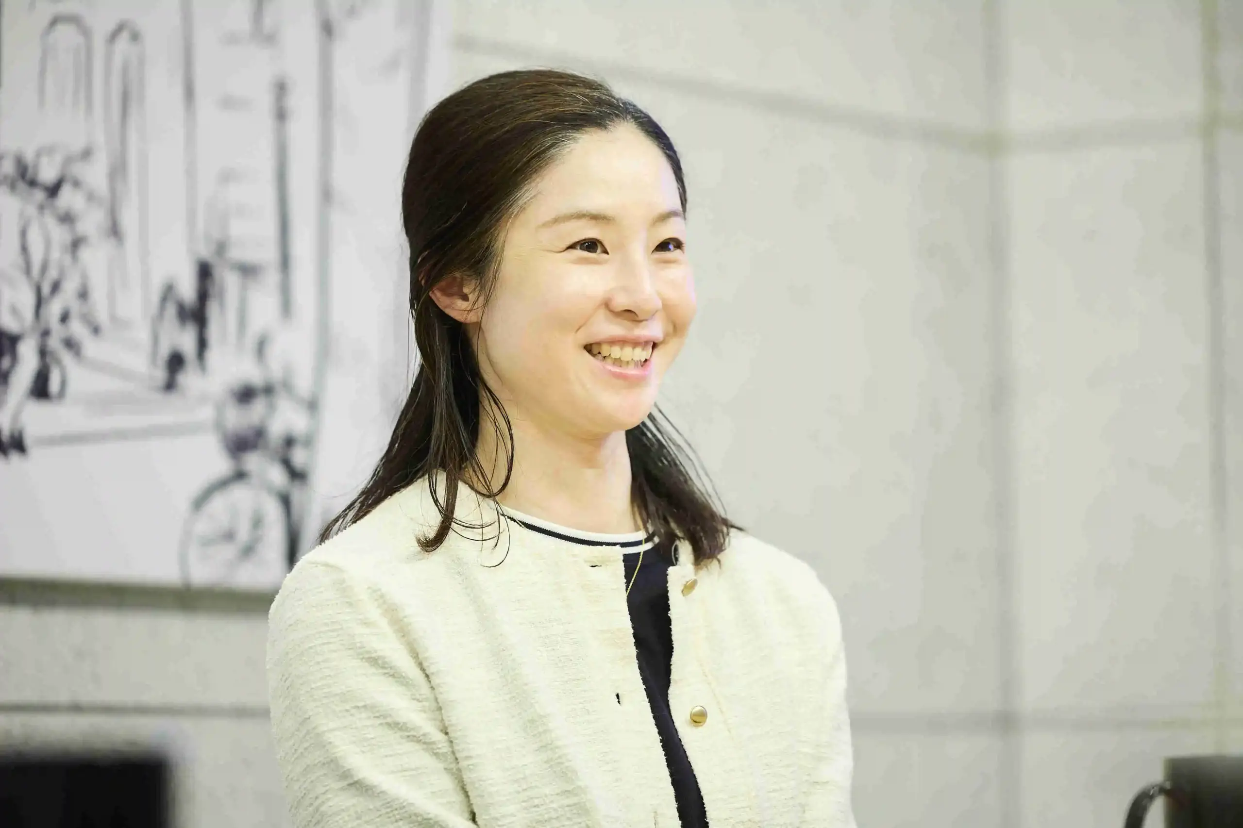 インタビューに応える、株式会社ナシオ 人事総務部 部長 山川朋子氏。